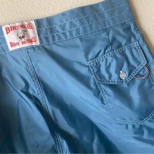 Birdwell Beach Britches Trunks Men 37 USA MADE Cali Surf Beach Swim Shorts